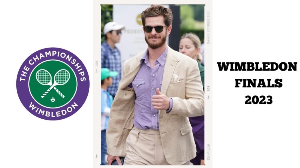 Andrew Garfield at Wimbledon Final 2023